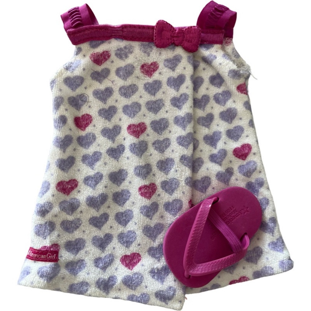 American Girl top and shoe. Fits 18” doll